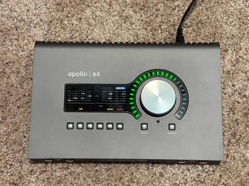 Universal Audio Apollo x4 QUAD Heritage Edition Thunderbolt 3 Audio Interface 2020 - Present - Gray image 1