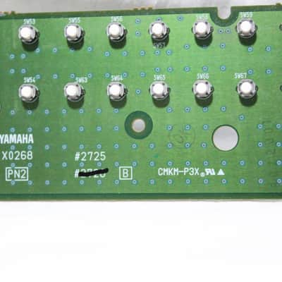 Yamaha PSR-1000 keyboard part - under screen exit button panel board - PSR1000 PSR 1000 image 2