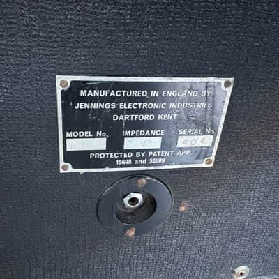 Jennings (Vox) JEI celestion greenback 4 x 12 60’s 70’s - Vintage electric guitar cab image 6