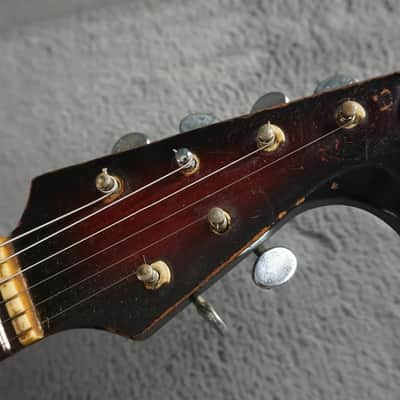 Vintage 1960s Teisco Semi-Hollow Electric Guitar Sunburst MIJ Gold Foil Pickups w/ Case – Refret image 8