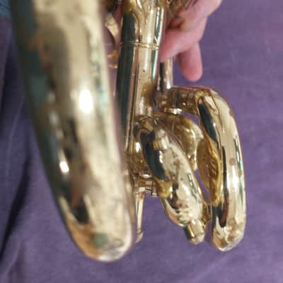 Holton C602RC cornet - laquered brass with rose brass leadpipe image 5