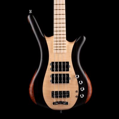 Pre-Owned 2016 Warwick Custom Shop Masterbuilt Corvette $$ Bass Flamed Maple & Bubinga With Gig Bag image 1