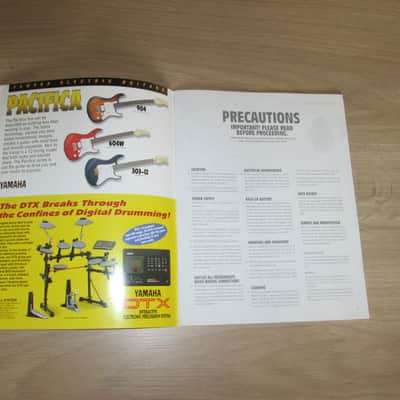 Yamaha CS1x Synthesizer Original Owner's Manual + Data List '96- Synthesizer Brochure/Catalog image 3