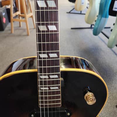 Vintage 1951 Gibson ES-300, Dual Pickup Archtop Electric Guitar, with Tone Specific 1946 P-90s - Sunburst w/ Case image 9