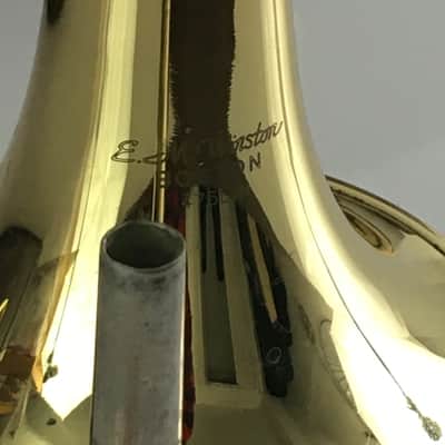 Vintage E.M Winston Brass Trumpet 475LTH Rare Original Band Brass Instrument Boston Massachusetts image 4