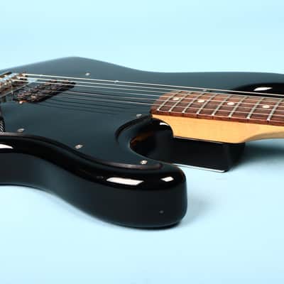 2002 Squier Tom Delonge Stratocaster Electric Guitar Black image 13