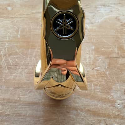 Yamaha Custom F1 Tenor Sax Neck - Gold Plated image 2