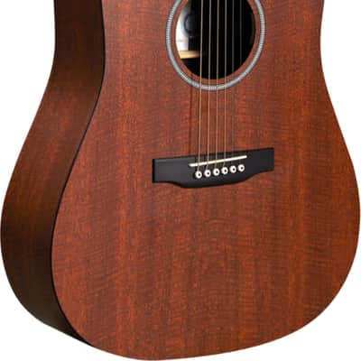 Martin D-X1E Mahogany X Series Dreadnought Acoustic-Electric Guitar, Mahogany HPL Top image 2