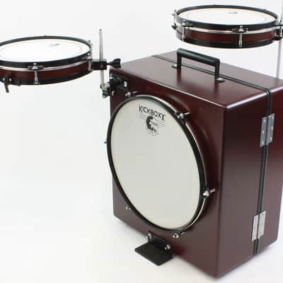 Toca Percussion Kickboxx Suitcase Drum Set with Kickboxx, 10" Snare, 10" Tom, and 3 Acce... image 11