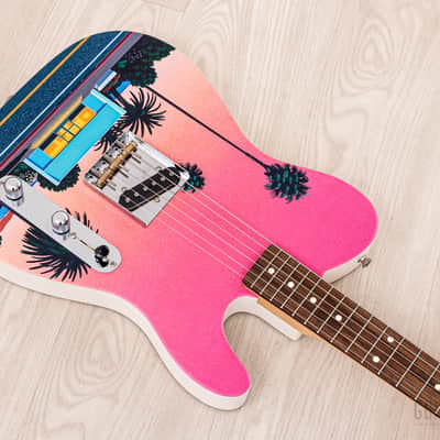 2022 Fender Japan Art Canvas Esquire Hiroshi Nagai No 2, Mint w/ Case & Hangtags, 1 of 30 image 8