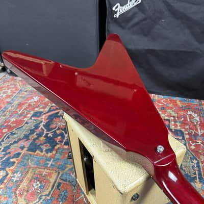 *Video* Gibson Yamano '67 Reissue Flying V Cherry Red - 1995 image 17
