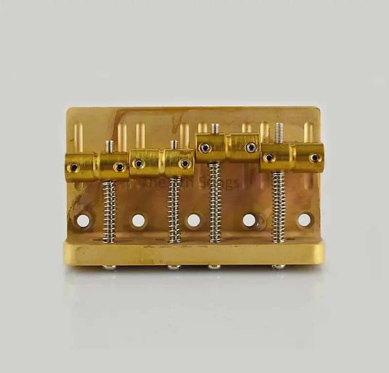 4 String Precision Jazz Bass Brass Materiel Bridge image 1