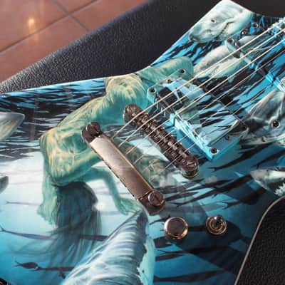 ESP ESP EX Sharks Custom Shop NAMM exhibition model 2008 Sharks custom image 2