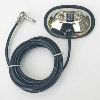 Fender Footswitch VIB/REV Dual Button 1/4 Stereo Jack New-Old Stock image 2