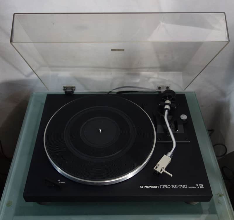 PIONEER PL-512X Belt Drive Stereo Turntable Vintage + SHURE M75B - platine vinyle révisée image 1