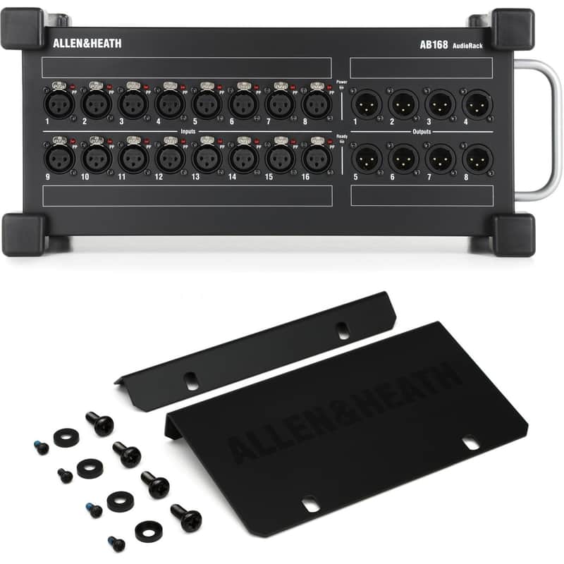 Allen & Heath AB168 16x8 Digital Stage Box for Qu / Avantis / SQ Mixing Systems and Rackmount Kit image 1
