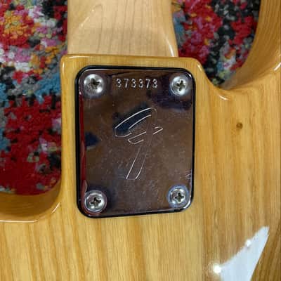 Fender Precision Bass Fretless 1973 - Natural, Very Good. SKU: 1179G image 11