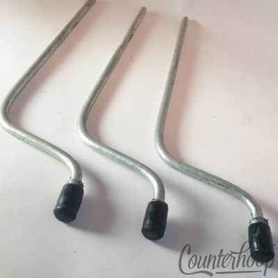 *Vintage Floor Tom Drum 16" Legs 3x Set Parts 18" image 2