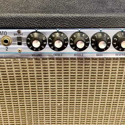 Fender 1975 Twin Reverb Silverface 2x12 Guitar Combo Serviced Nirvana Cobain image 6