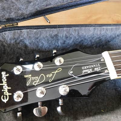 2011 Epiphone Les Paul Standard Vintage Burst Signed by Rock Legends Artists ! image 7