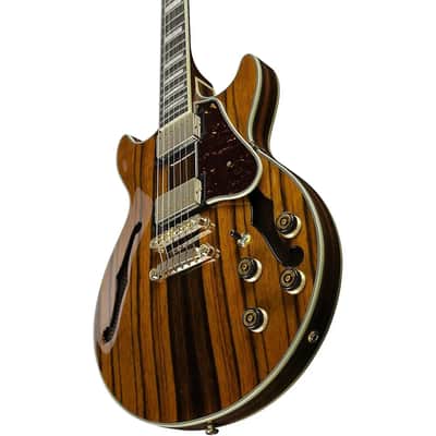 Ibanez Artcore Expressionist AM93ME-NT 6-String Semi-Hollow Body Electric Guitar with Macassar Ebony Fretboard, Right-Handed, Natural image 5