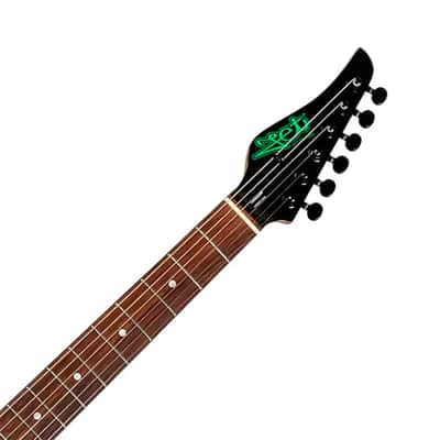 Jet JS-450 TGR R 450 Series Basswood Flamed Maple Top Canadian Roasted Maple Neck 6-String Electric Guitar image 7