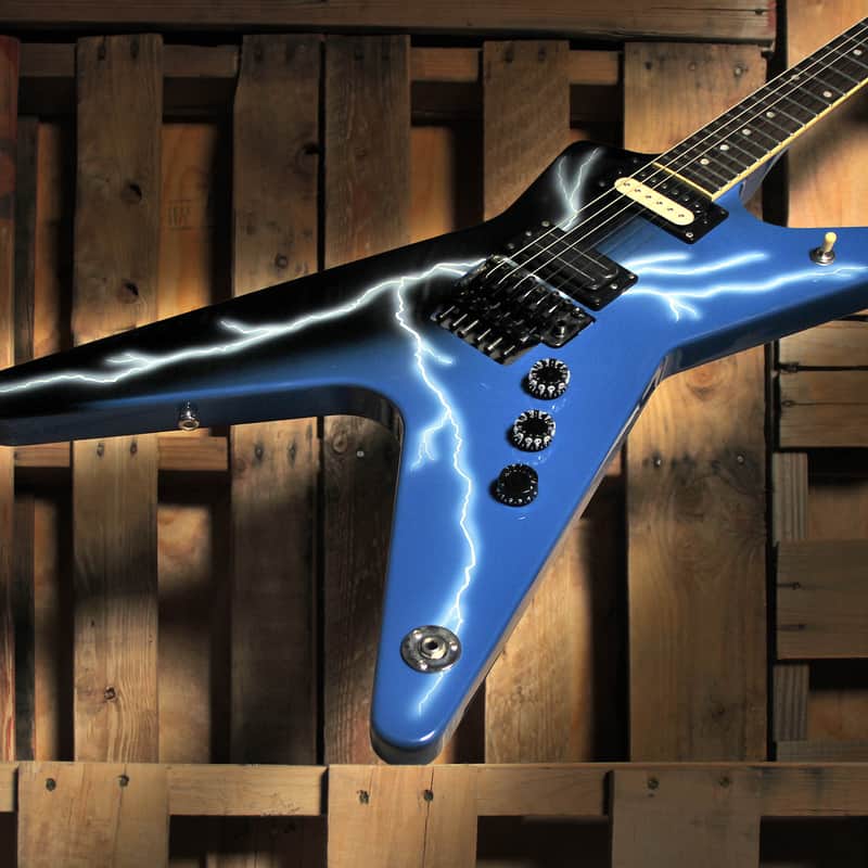 Dean Dimebag Dean from Hell CFH Electric Guitar w/case 2010's Blue Dean From Hell image 1
