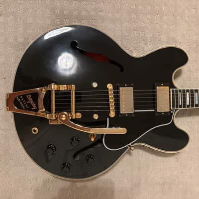 Gibson Memphis ES-355 with Bigsby 2016 - 2018 Vintage Ebony VOS image 3
