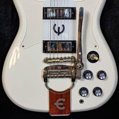 Epiphone Crestwood Custom Tremotone 2021 - Polaris White image 5