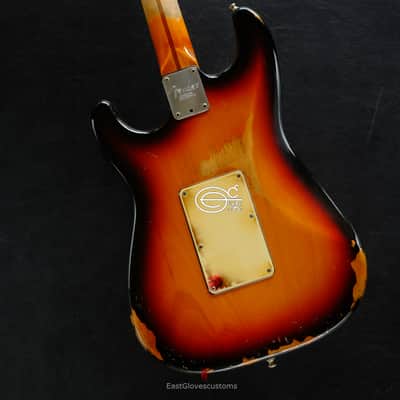 Fender Stratocaster Floyd Rose Classic HSS Sunburst Made in USA Aged Relic (VERY RARE) image 5