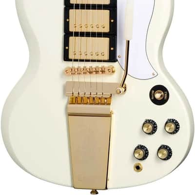 Epiphone "Inspired by Gibson Custom" '63 Les Paul SG Custom with Maestro Vibrola 2024 - Present - Classic White image 2