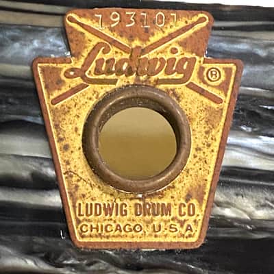Ludwig Oyster Black Pearl 3-Piece Set - Super Classic - Very Good Condition - We Ship Fast! image 5