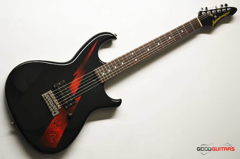 Aria Pro II RS Inazuma-I 1983-1984 Black w/Thunderbolt | Reverb Canada