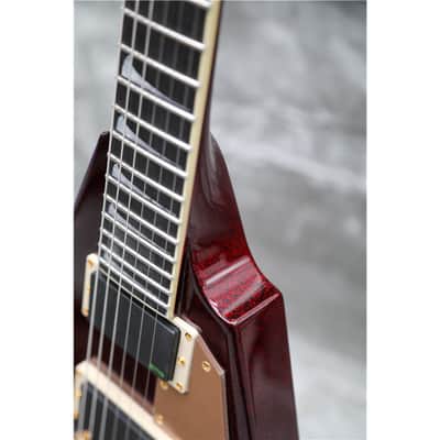 ESP LTD KH-V Red Sparkle Kirk Hammett Signature image 17