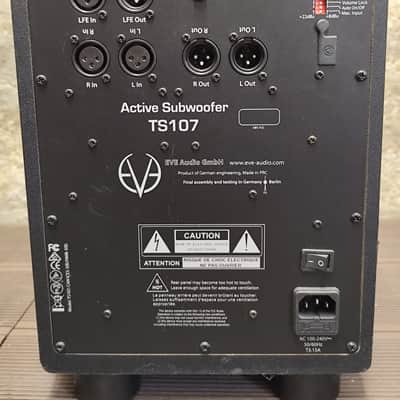 Pair Eve Audio TS107 7" Active Studio Subwoofer image 3