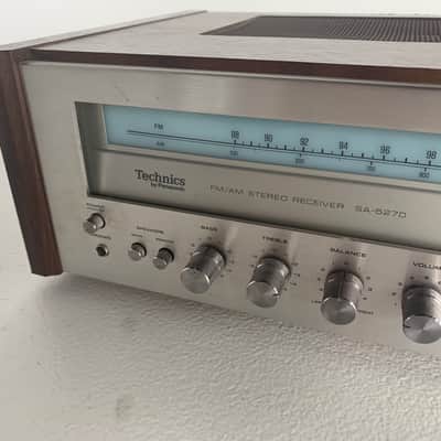 1977 Technics SA-5270 vintage silver face AM/FM stereo receiver with dedicated turntable input image 3