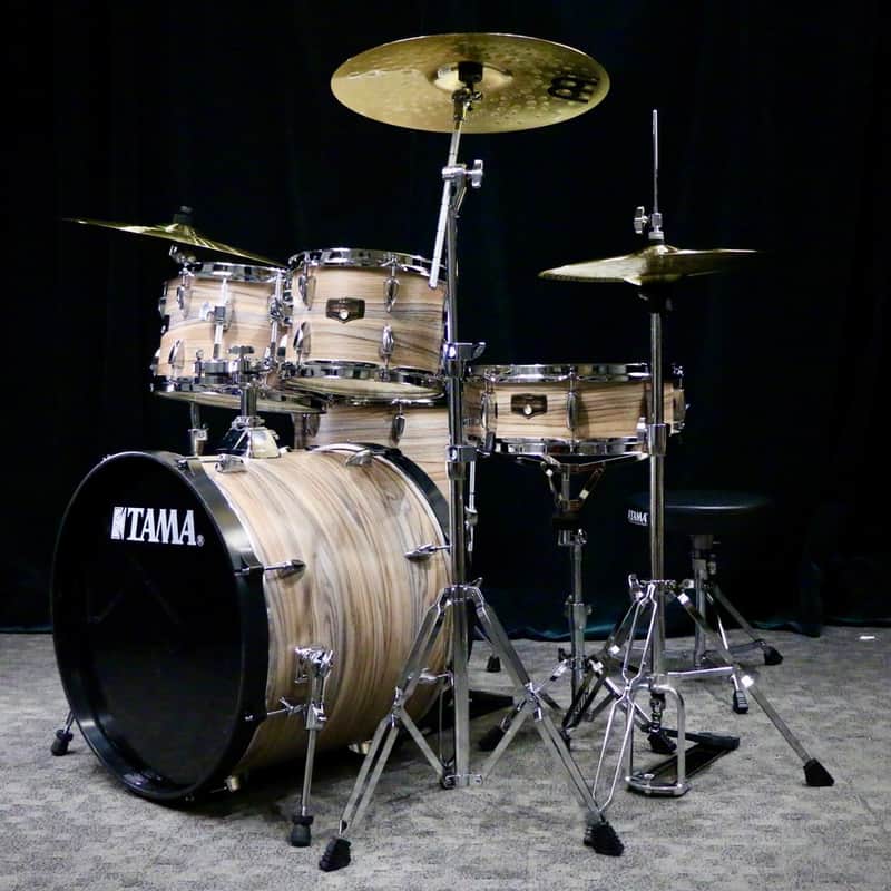 TAMA Imperialstar 20-10-12-14 /SD14 w/hardware /cymbals Natural image 1