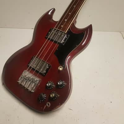 1976 HOYER EB 3 FRETLESS BASS made in GERMANY SHORT SCALE image 2