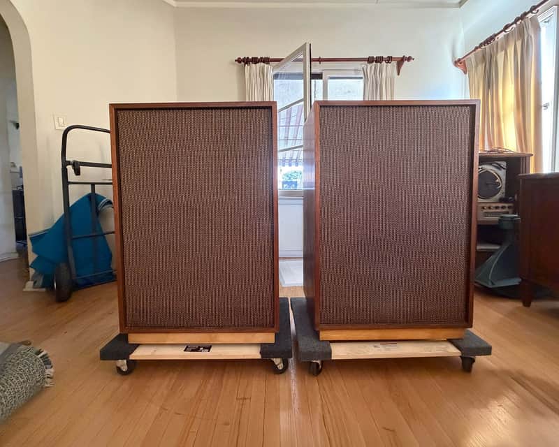 RARE EARLY-1960s KLIPSCH CORNWALLS — JENSEN WOOFERS/ALNICO EV TWEETERS image 1