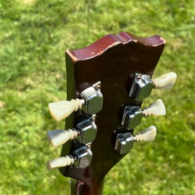 RARE 1973 Greco EG-360S Les Paul "Tobacco Burst" Pancake Body + Nylon Saddles + Alnico 2 Humbuckers (PRE-SERIAL MIJ MADE IN JAPAN Lawsuit Era) + GIG BAG image 18