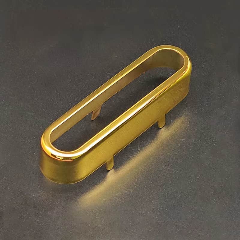 3pcs Brass Guitar Strat Style Single Coil Pickup Open Covers image 1