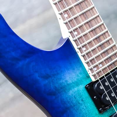 Ibanez S670QM Standard S Series Sapphire Blue Quilted Maple Top Electric Guitar image 6