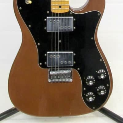 Used Fender Telecaster Deluxe Made in USA 1975 Mocha W/ OHSC VGC image 1