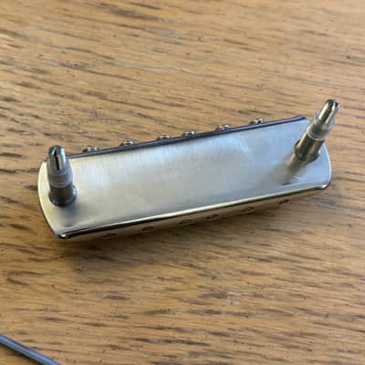 Staytrem V2 Revised Wide Fender Bass VI Bridge 55mm Spacing 9.5" Radius Offset image 4