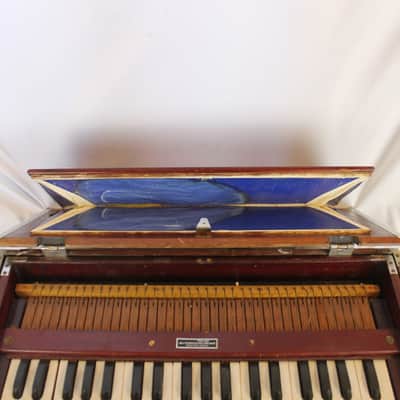 8115 - Wood Indian Harmonium Reed Organ Refurbished & Working image 3