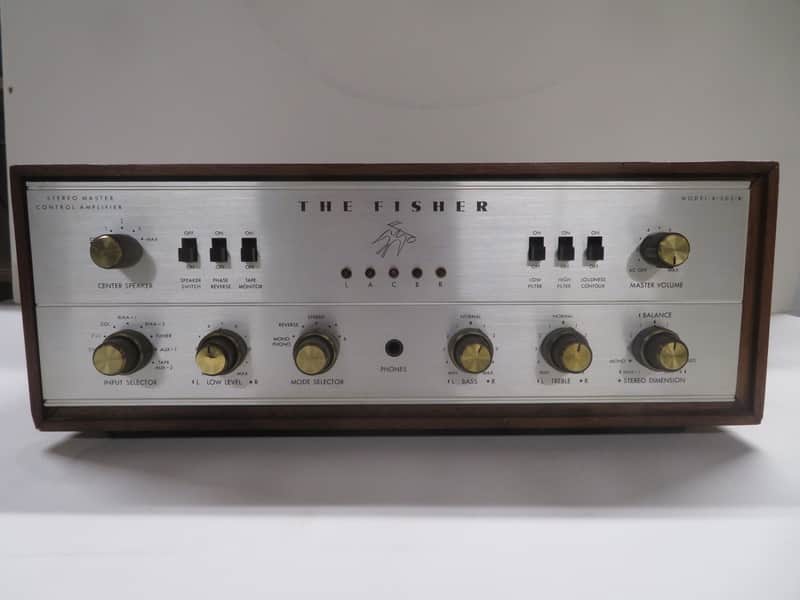 Fisher X 202B Integrated Amplifier early 1960's - Champagne finish image 1