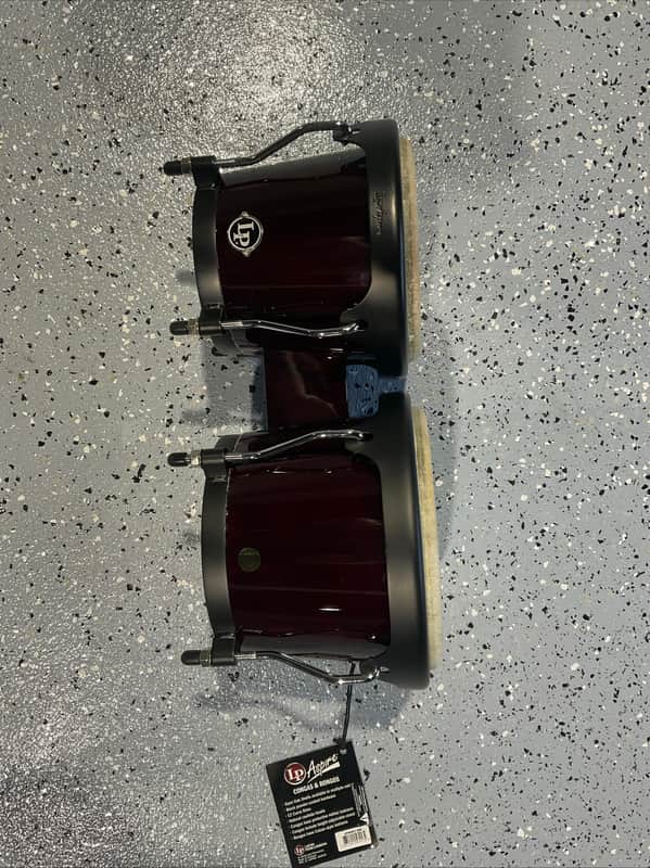 Latin Percussion Aspire Series 6-3/4” & 8” Bongo Set - Dark Wood - LPA601-DW image 1
