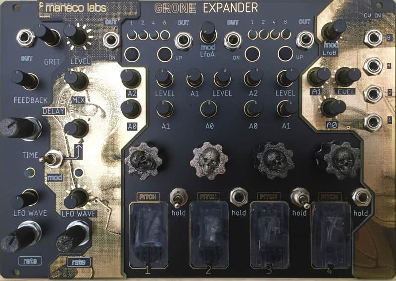 Maneco Labs GRONE dark drone machine EXPANDER(Eurorack) image 1