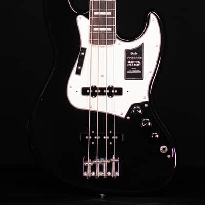 Fender Vintera III Early '70s Jazz Bass, Rosewood FB, Black image 1