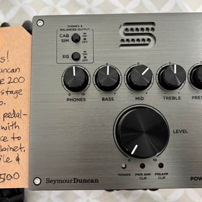 Seymour Duncan PowerStage 200 200-Watt Pedalboard Guitar Amp 2025 - Present - Black image 2